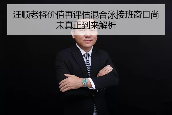 汪顺老将价值再评估混合泳接班窗口尚未真正到来解析